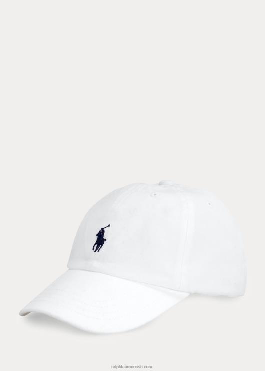 Ralph Lauren lapsed puuvillane chino pesapallimüts PR0V6322 valge