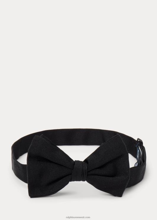 Ralph Lauren lapsed eelseotud siidist grosgrain kikilips PR0V6257 must 1