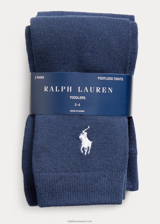 Ralph Lauren lapsed jalatalla sukkpüksid 2-pakk PR0V6955 merevägi