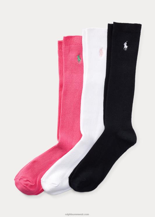 Ralph Lauren lapsed soonikkoes põlvini 3-pakk PR0V7256 mereväe/valge