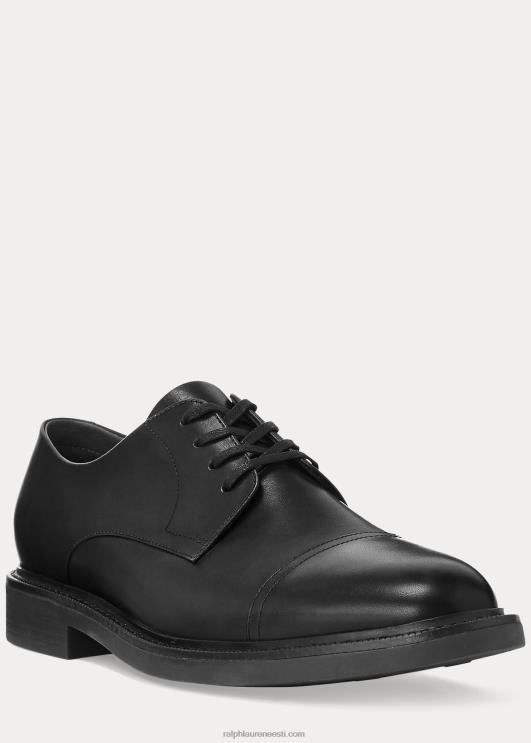 Ralph Lauren mehed asher nahast mütsiga varbakingad PR0V2109 must