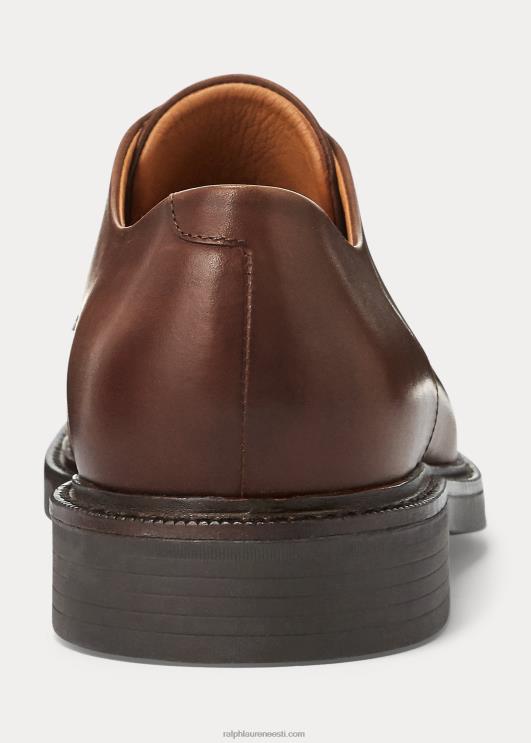 Ralph Lauren mehed asher nahast mütsiga varbakingad PR0V2110 pruun