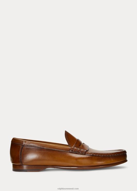 Ralph Lauren mehed chalmers vasikanahk penny loafer PR0V2158 tan