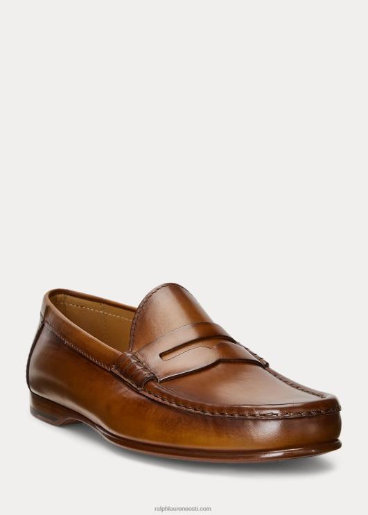 Ralph Lauren mehed chalmers vasikanahk penny loafer PR0V2158 tan