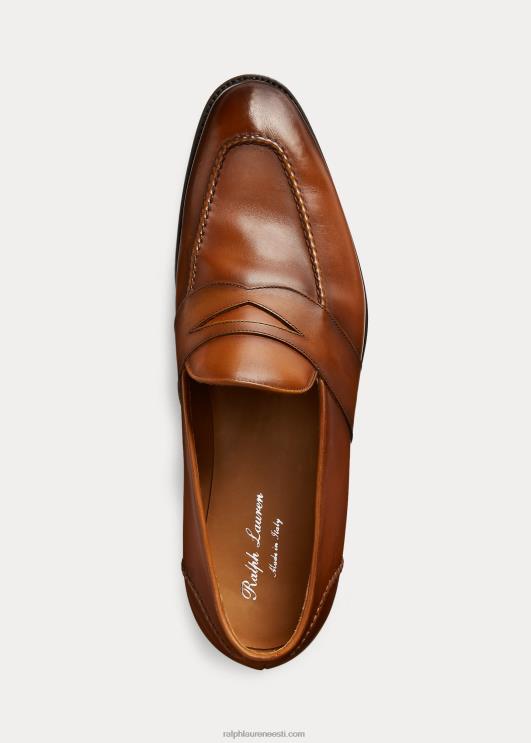 Ralph Lauren mehed meegan vasikanahast penny loafer PR0V2157 tan