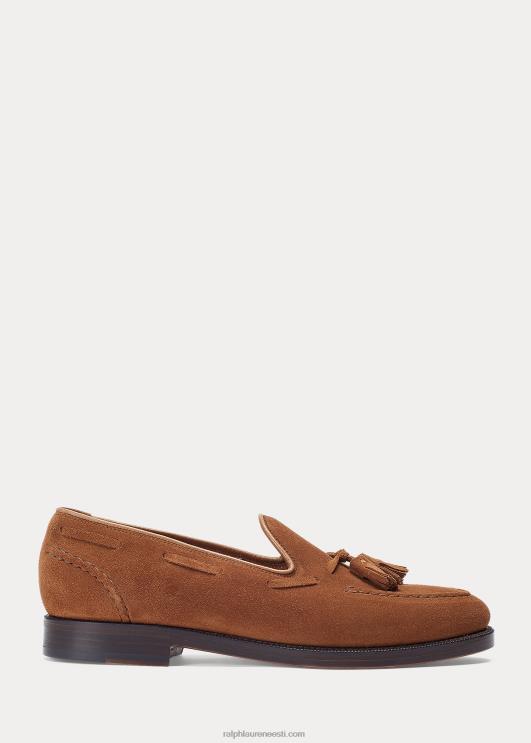 Ralph Lauren mehed putka seemisnahast loafer PR0V2090 uus kahvatu rusikas