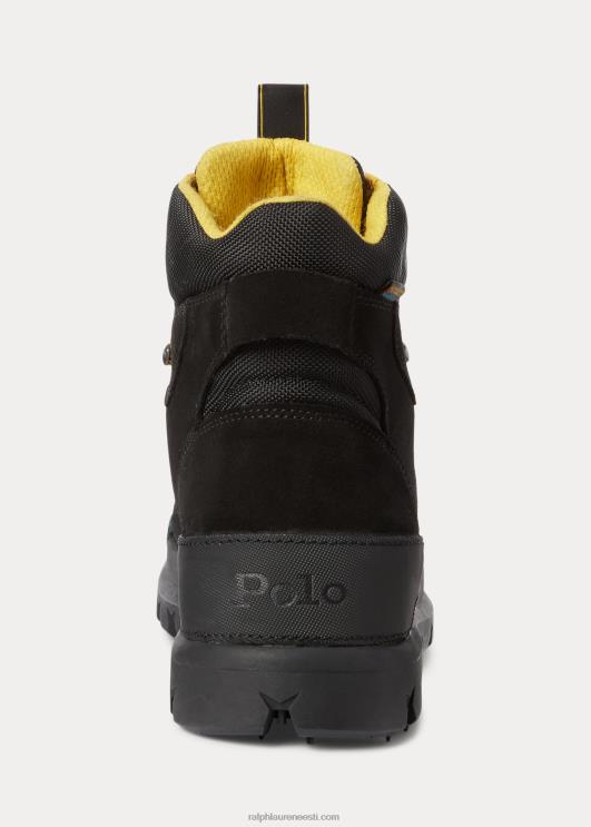 Ralph Lauren mehed Oslo veekindel seemisnahast & oxfordi saapad PR0V2206 must/kollauim