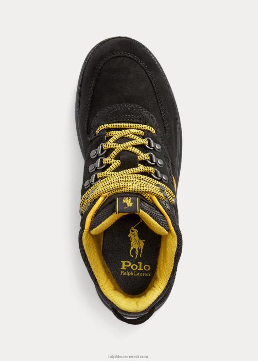 Ralph Lauren mehed Oslo veekindel seemisnahast & oxfordi saapad PR0V2206 must/kollauim