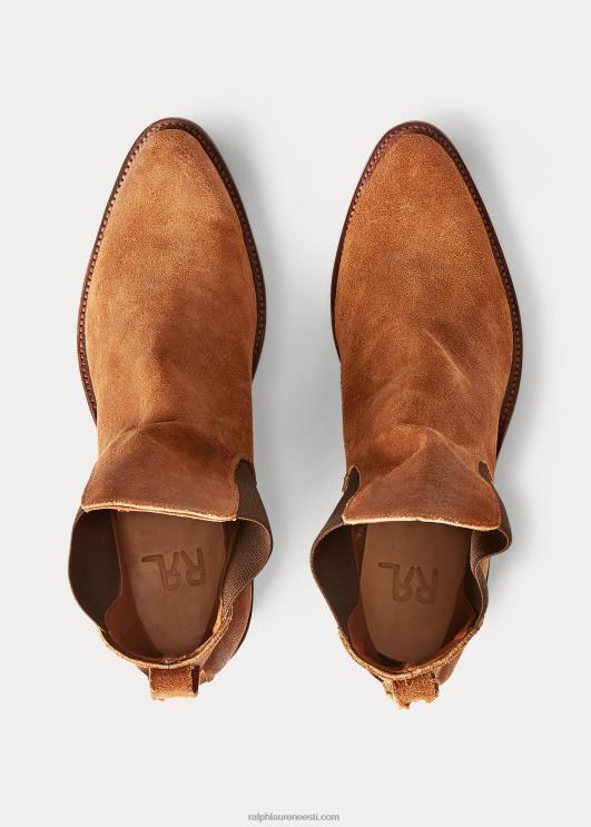 Ralph Lauren mehed Plainview seemisnahast chelsea saapad PR0V2134 kerge java