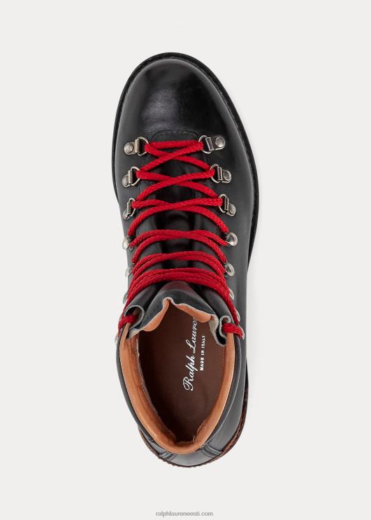 Ralph Lauren mehed fidel poleeritud vasikanahast saabas PR0V2179 must