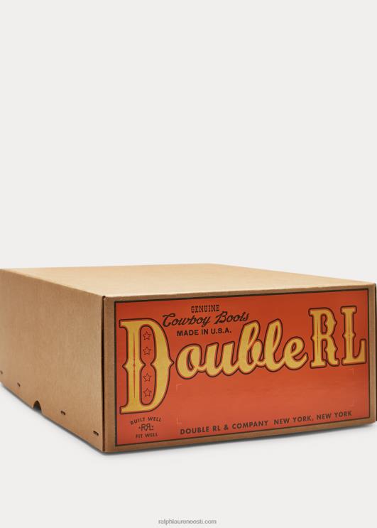 Ralph Lauren mehed käsitsi põletatud nahast chelsea saapad PR0V2141 must