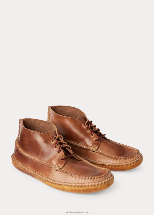 Ralph Lauren mehed nahast chukka stiilis mokassiinsaabas PR0V2140 pruun