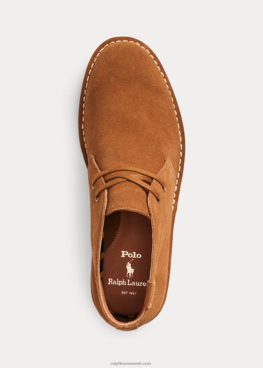 Ralph Lauren mehed talani seemisnahast chukka saapad PR0V2119 kõrbepruun