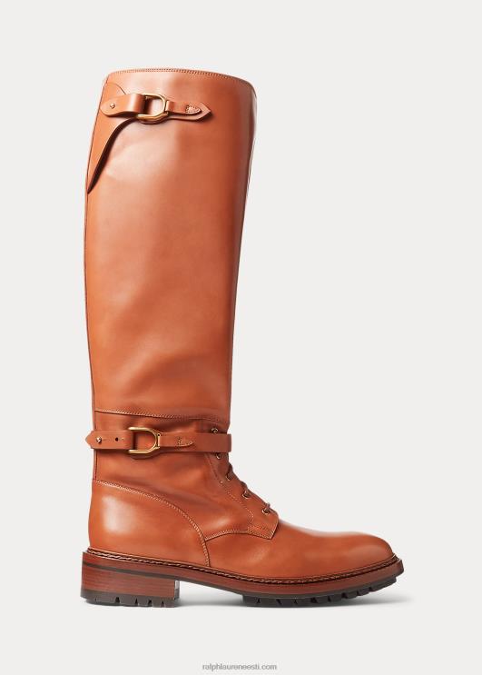 Ralph Lauren mehed welingtoni vasikanahast ratsasaabas PR0V2181 tan