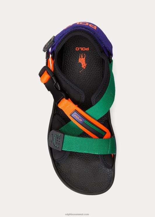 Ralph Lauren mehed värviblokeeritud seiklussandaal neopreenist PR0V2065 mitmevärviline