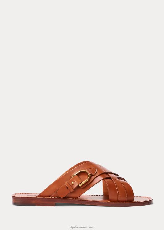 Ralph Lauren mehed welingtoni vasikanahast liugusandaal PR0V2150 rl kuld