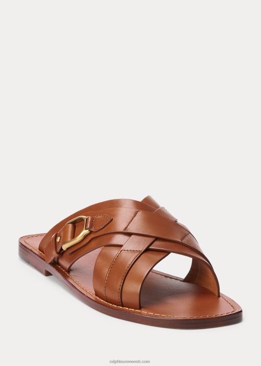 Ralph Lauren mehed welingtoni vasikanahast liugusandaal PR0V2150 rl kuld