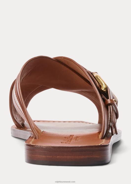 Ralph Lauren mehed welingtoni vasikanahast liugusandaal PR0V2150 rl kuld