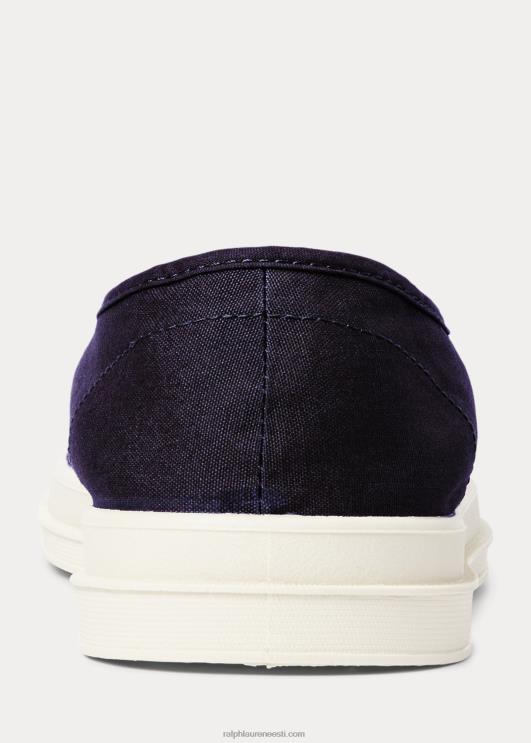 Ralph Lauren mehed Essence 100 lõuendist tossud PR0V2043 newporti merevägi/punane