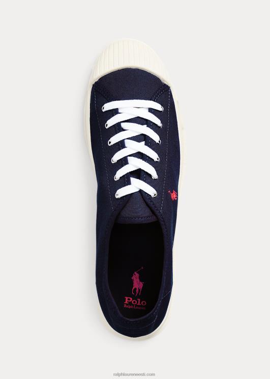 Ralph Lauren mehed Essence 100 lõuendist tossud PR0V2043 newporti merevägi/punane
