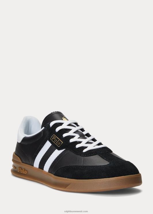 Ralph Lauren mehed Heritage Aera seemisnahast ja nahast tossud PR0V8727 must