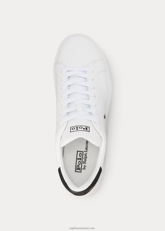 Ralph Lauren mehed Heritage Court ii nahast kets PR0V8720 valge must