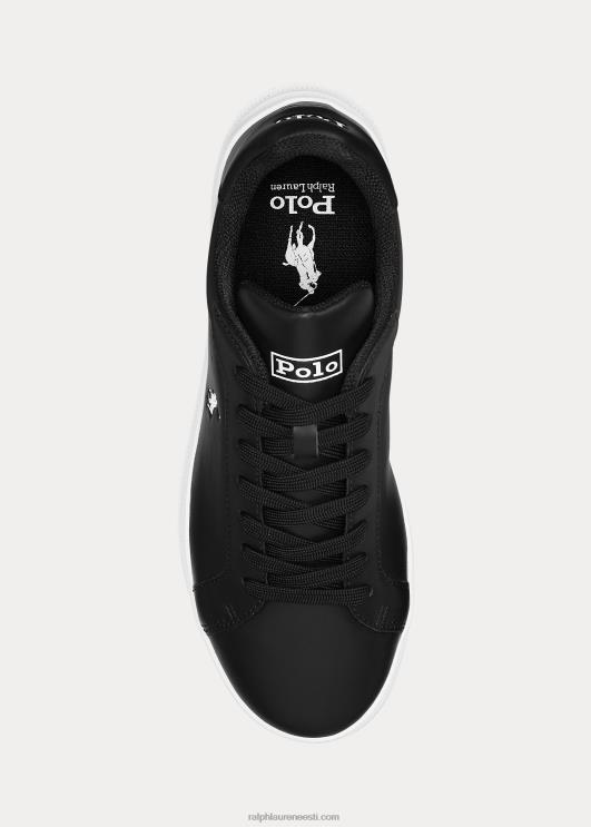 Ralph Lauren mehed Heritage Court ii nahast kets PR0V8721 must valge