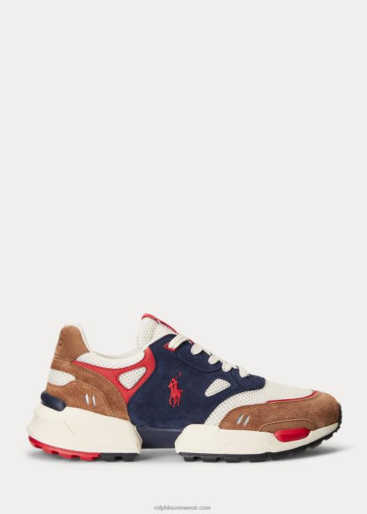 Ralph Lauren mehed Joger seemisnahast ja võrgust tossud PR0V1970 jahimees merevägi/tiikpuu