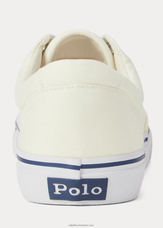 Ralph Lauren mehed Keatoni lõuendist tossud PR0V2029 pärgamendikreem