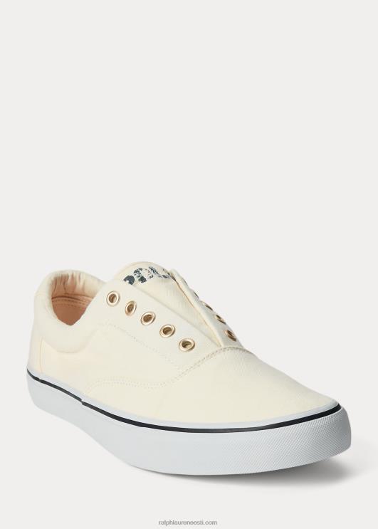 Ralph Lauren mehed Keatoni lõuendist tossud PR0V2029 pärgamendikreem