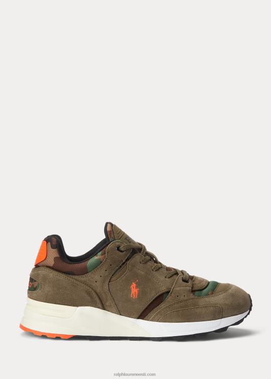 Ralph Lauren mehed Trackster 200 seemisnahast ja toimsest tossud PR0V2190 varikatuse oliiv