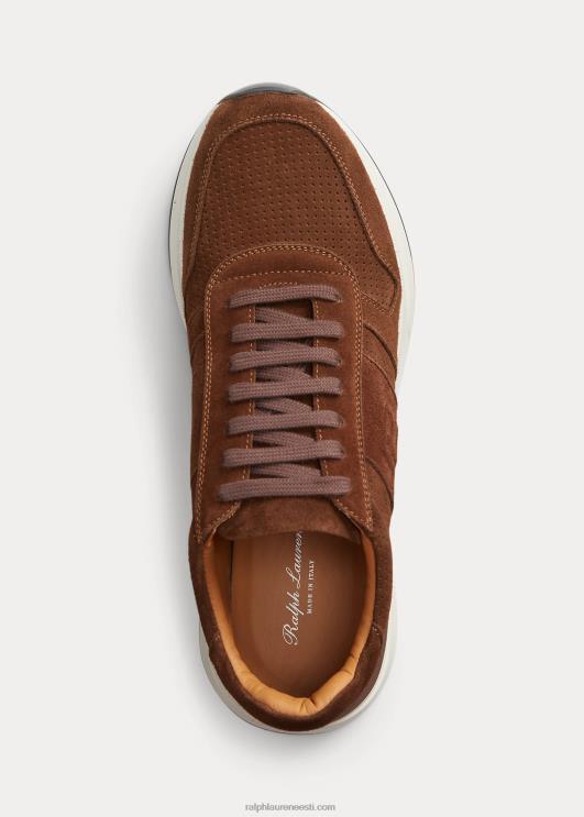 Ralph Lauren mehed etaanist vasika-seemisnahast tossud PR0V1944 kastanipruun