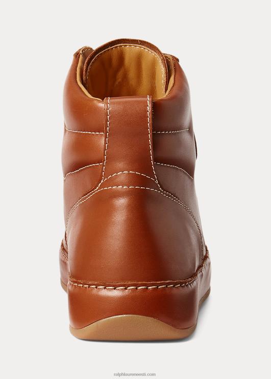 Ralph Lauren mehed jaemyn vasikanahast kõrged tossud PR0V1946 rl pruun