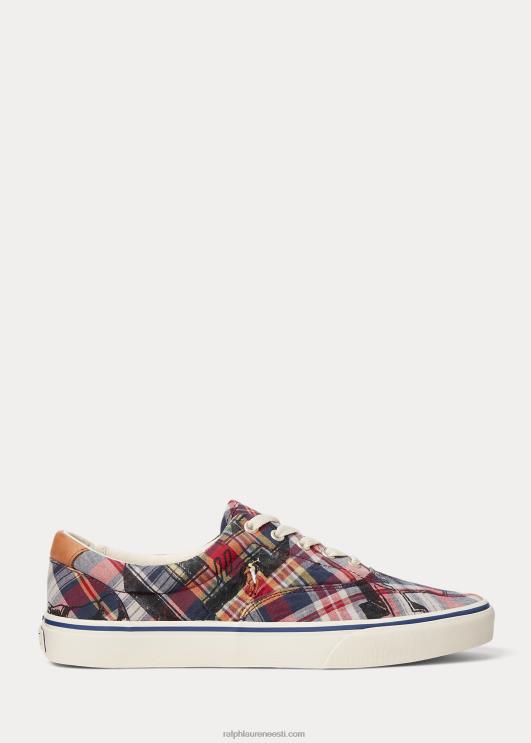 Ralph Lauren mehed keaton madras tossud PR0V2038 plokktrükk