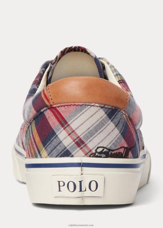 Ralph Lauren mehed keaton madras tossud PR0V2038 plokktrükk