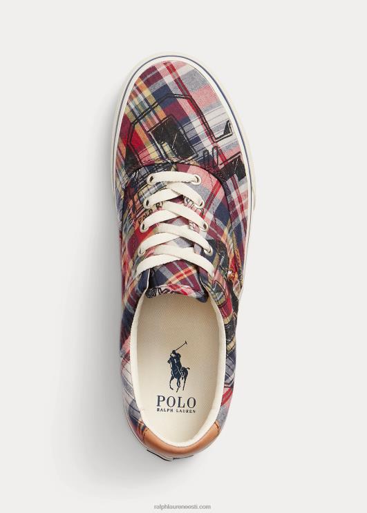 Ralph Lauren mehed keaton madras tossud PR0V2038 plokktrükk