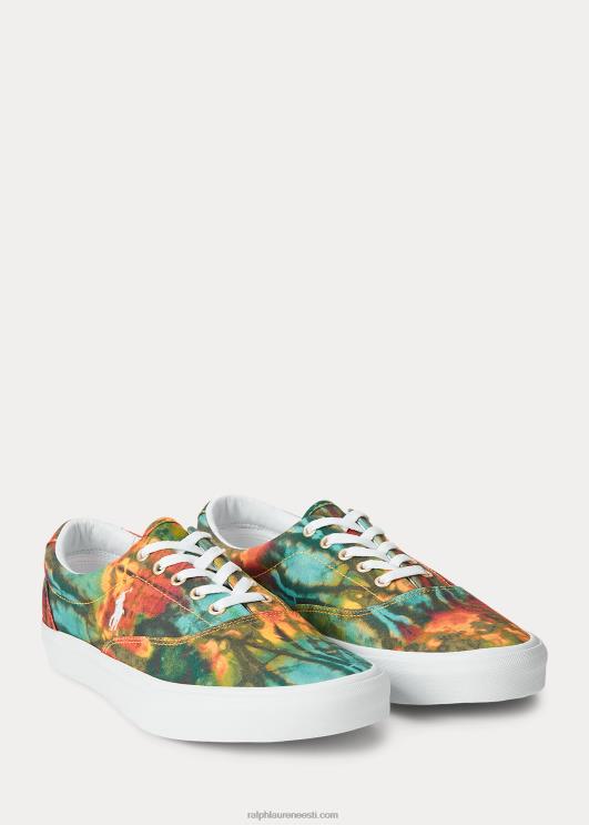 Ralph Lauren mehed keatoni lipsuvärviga lõuendist tossud PR0V2036 päevane lipsuvärv