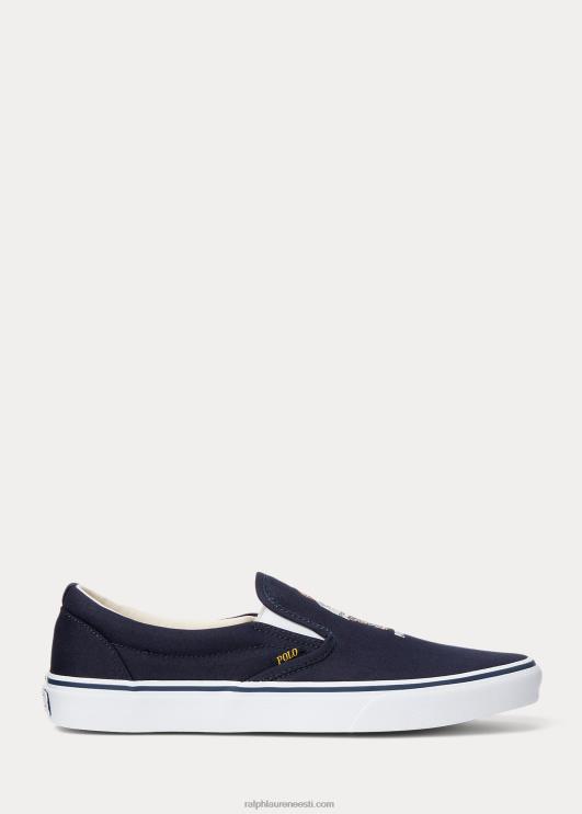 Ralph Lauren mehed keatoni polo karu slip-on kets PR0V2024 merevägi