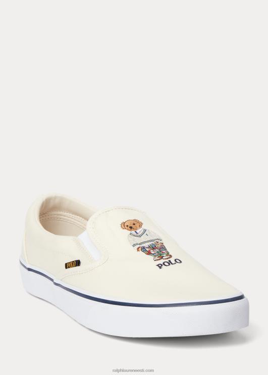 Ralph Lauren mehed keatoni polo karu slip-on kets PR0V2025 pärgamendikreem