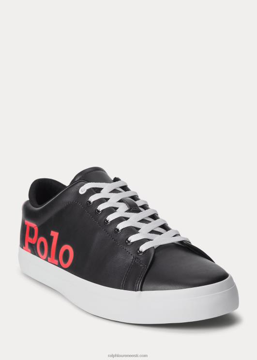 Ralph Lauren mehed longwood logoga nahast tossud PR0V2022 must/punane/valge