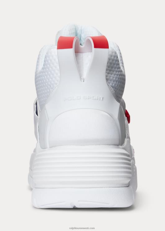 Ralph Lauren mehed ps100 kõrged tossud PR0V1935 valge/merevägi/rl2000 punane