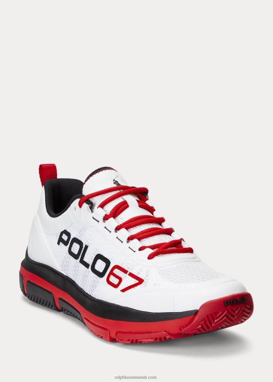 Ralph Lauren mehed tech võidusõidu tossud PR0V1967 valge/must/punane