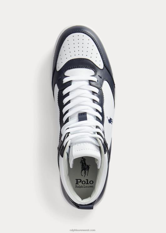 Ralph Lauren mehed õukonnanahast kõrged tossud PR0V2201