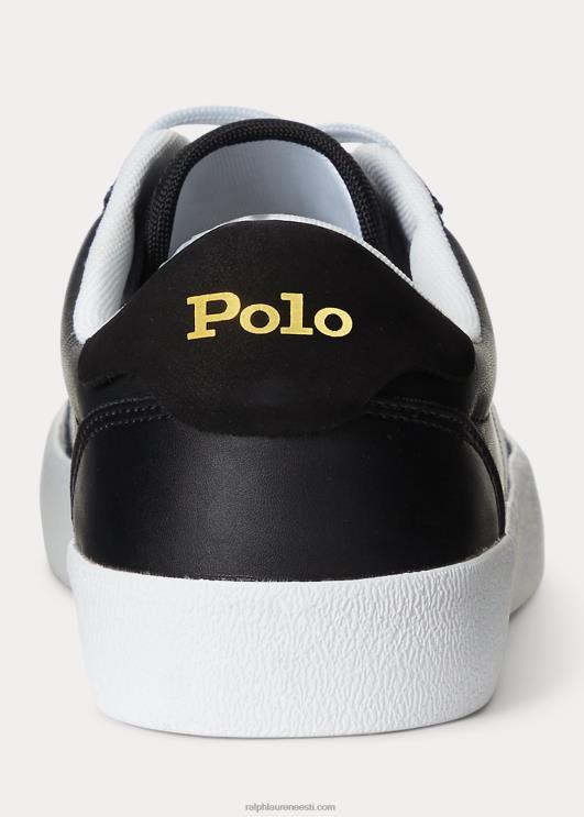 Ralph Lauren mehed õukonnanahast tossud PR0V1977 must valge