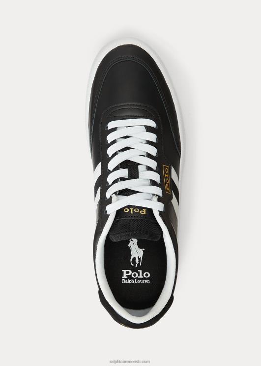 Ralph Lauren mehed õukonnanahast tossud PR0V1977 must valge