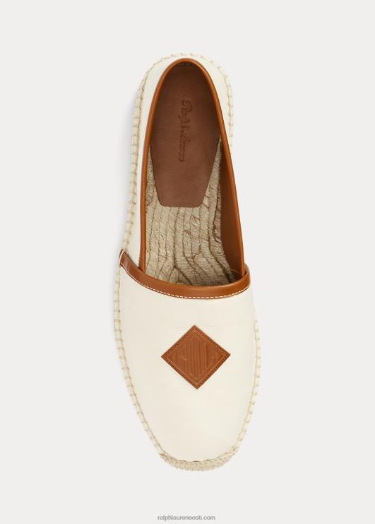 Ralph Lauren mehed bowsworthi monogramm lõuend espadrill PR0V2177 loomulik