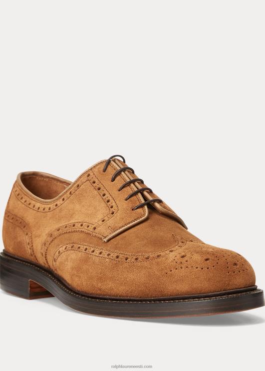 Ralph Lauren mehed brentoni seemisnahast tiivaots PR0V2116 uus kahvatu rusikas