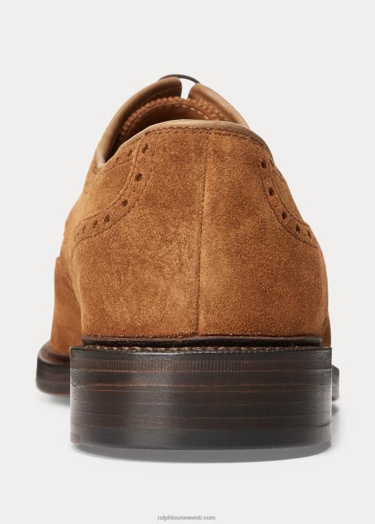 Ralph Lauren mehed brentoni seemisnahast tiivaots PR0V2116 uus kahvatu rusikas