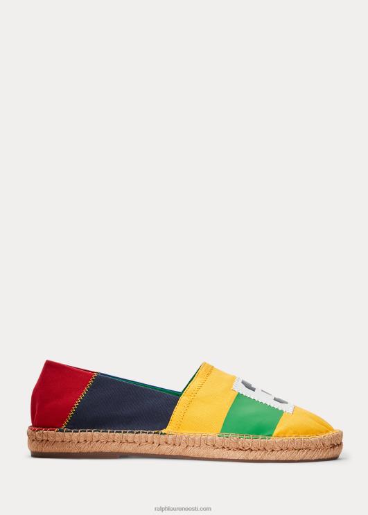 Ralph Lauren mehed cevio cp-93 värviblokeeritud espadrill PR0V2075 mereline värviplokk
