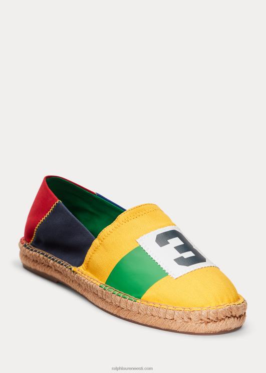 Ralph Lauren mehed cevio cp-93 värviblokeeritud espadrill PR0V2075 mereline värviplokk